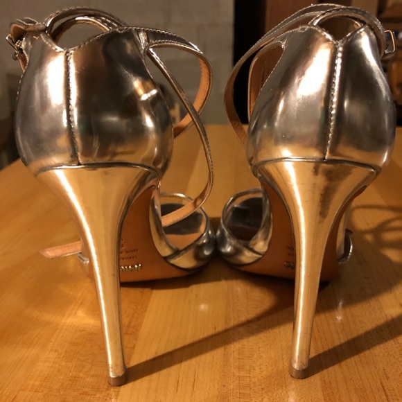 Schutz Strappy Stiletto Heels - Picture 4 of 8